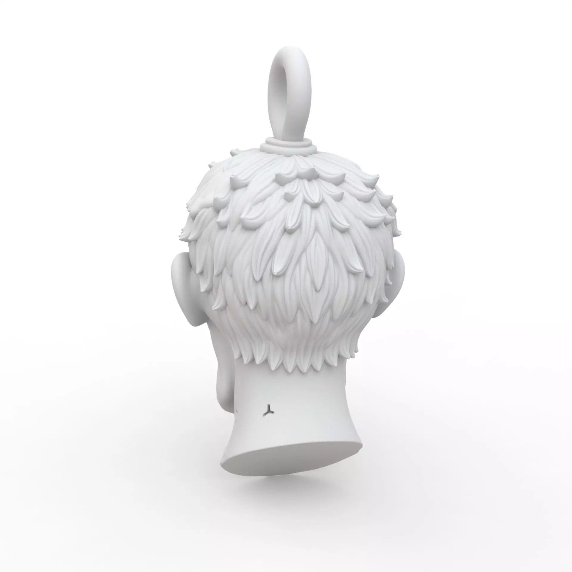 Zombie Keychain 3D Print Model 3D print model_3