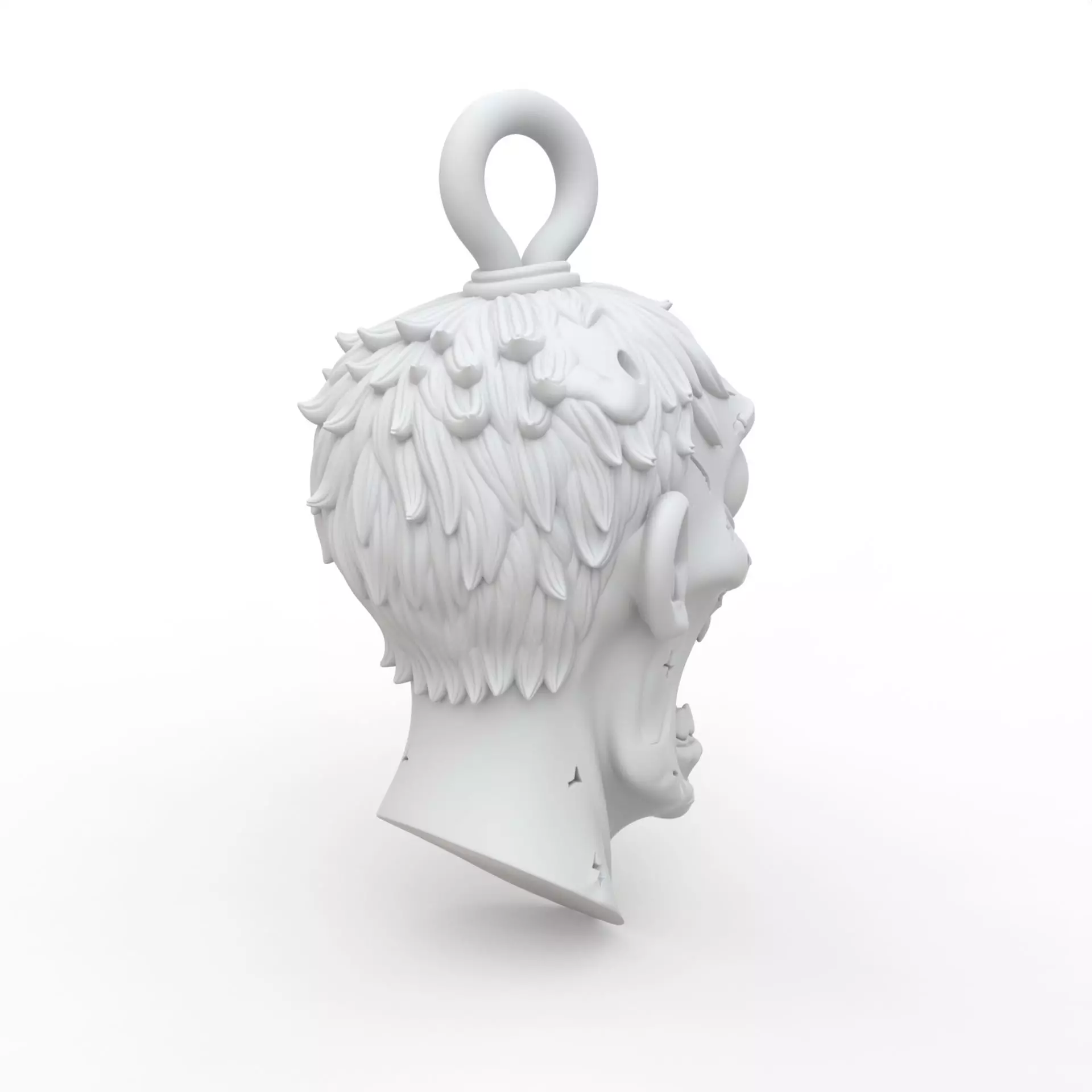 Zombie Keychain 3D Print Model 3D print model_4