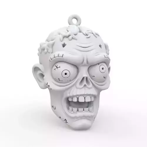Zombie Keychain 3D Print Model
