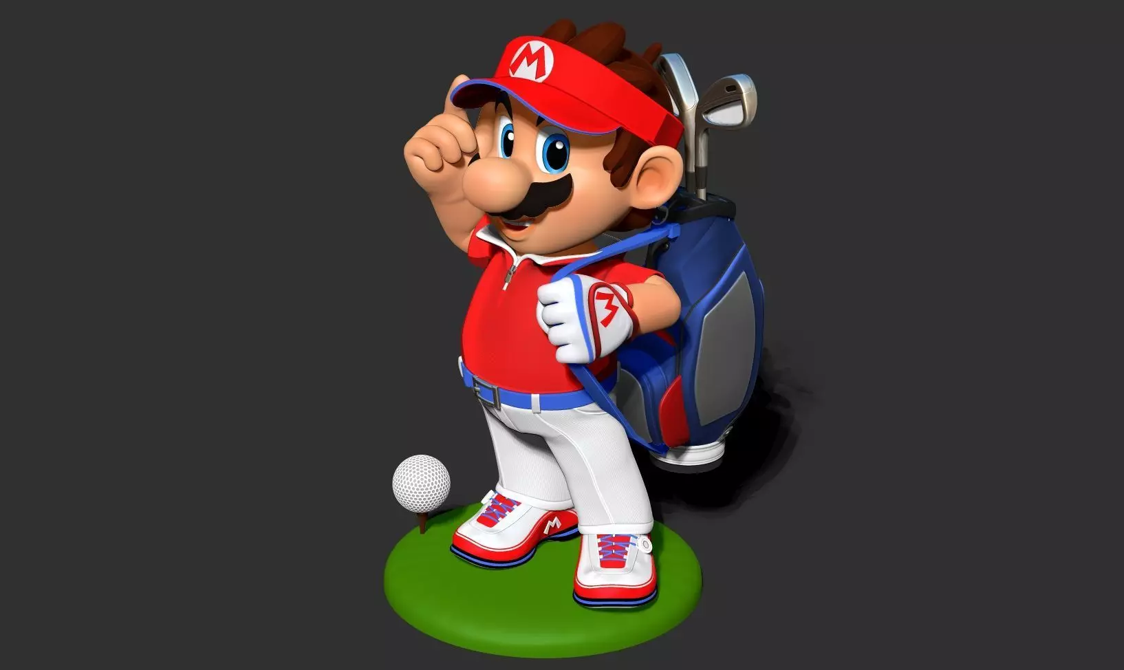 Mario Golf Fanart 3D print model_18