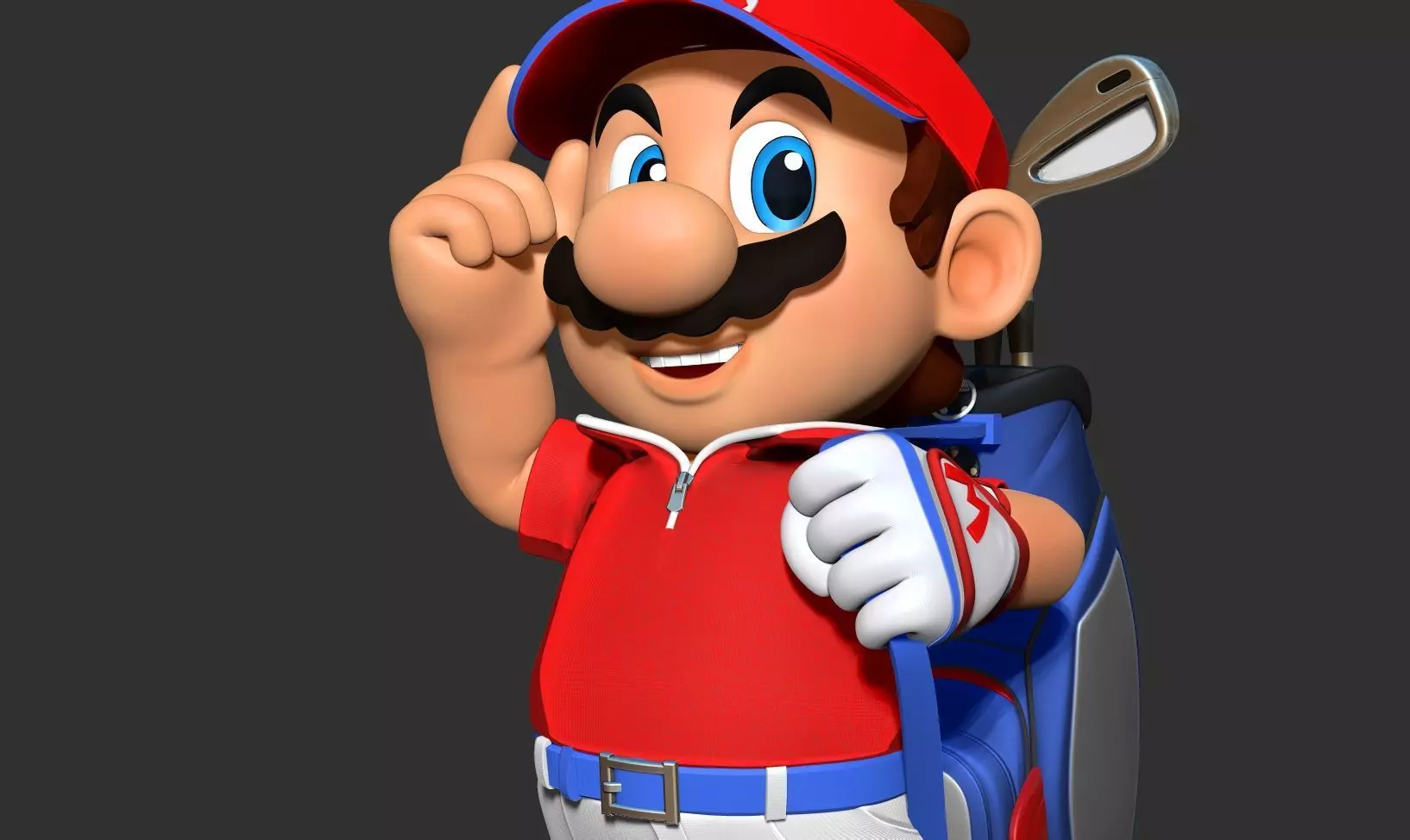 Mario Golf Fanart 3D print model_5