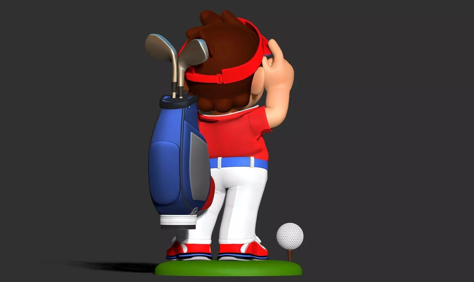 Mario Golf Fanart 3D print model_6
