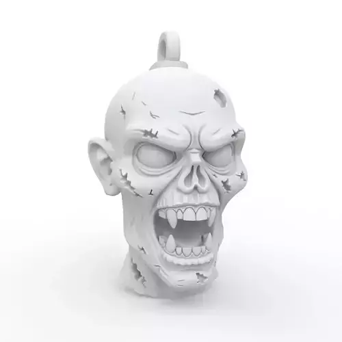 Zombie Keychain 3D Print Model