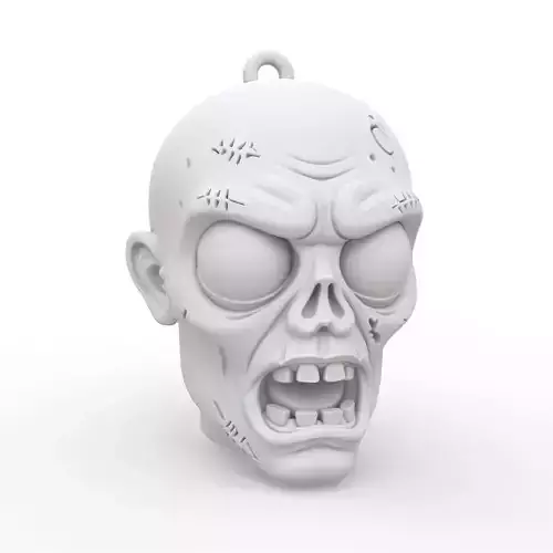 Zombie Keychain 3D Print Model