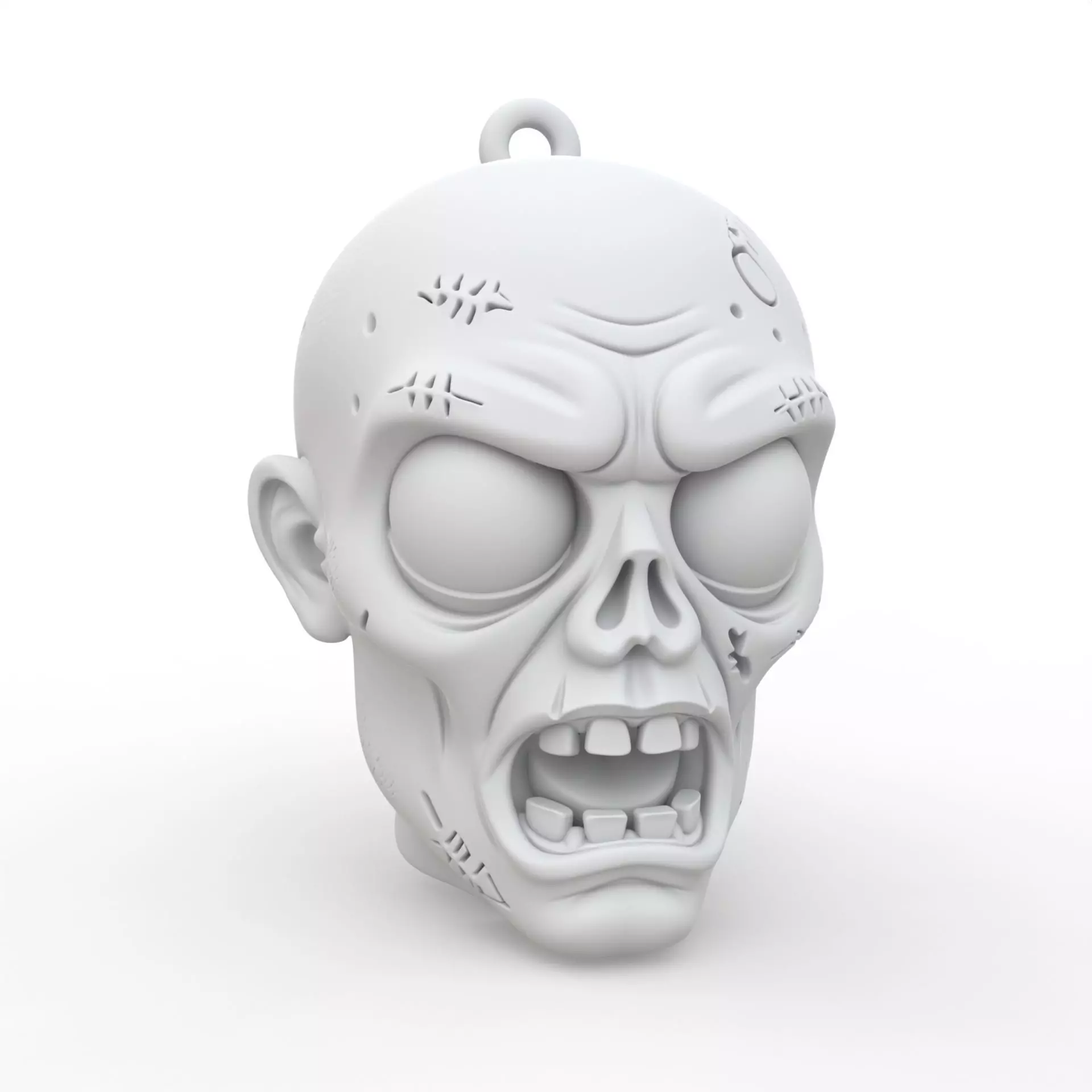 Zombie Keychain 3D Print Model 3D print model_0