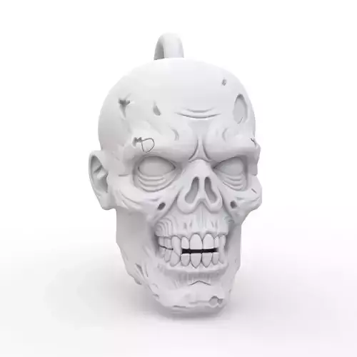 Zombie Keychain 3D Print Model