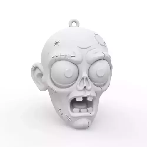 Zombie Keychain 3D Print Model
