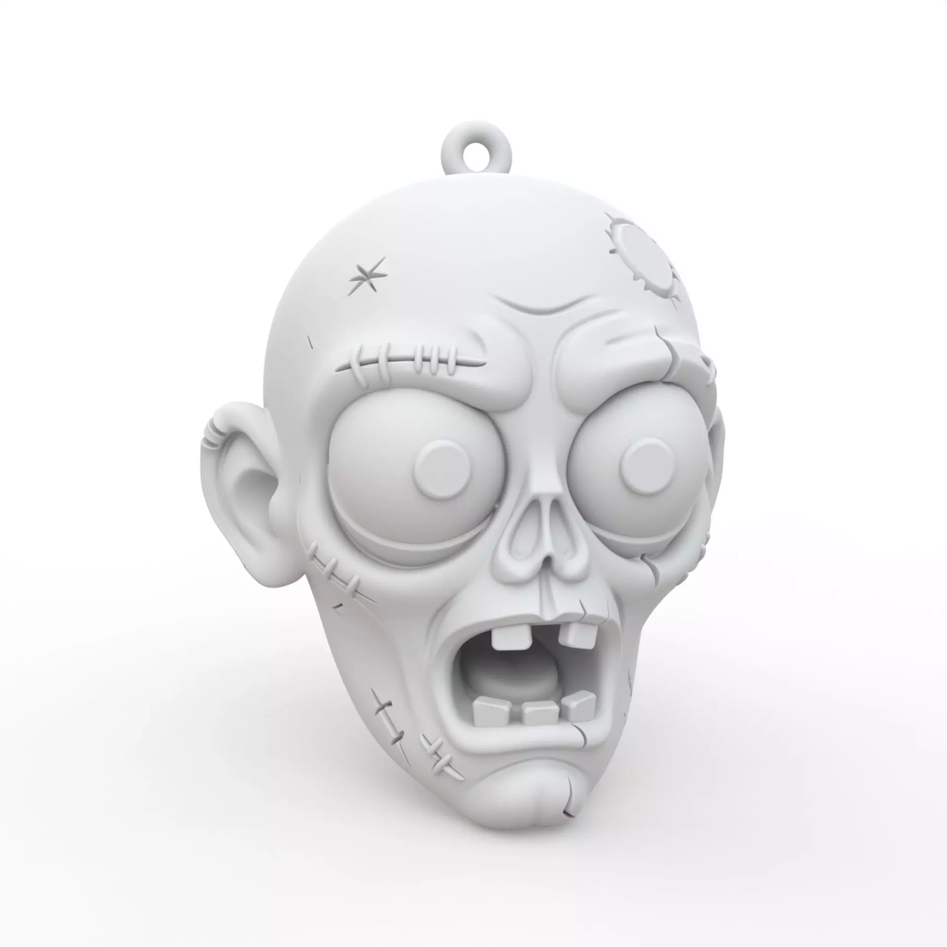 Zombie Keychain 3D Print Model 3D print model_0