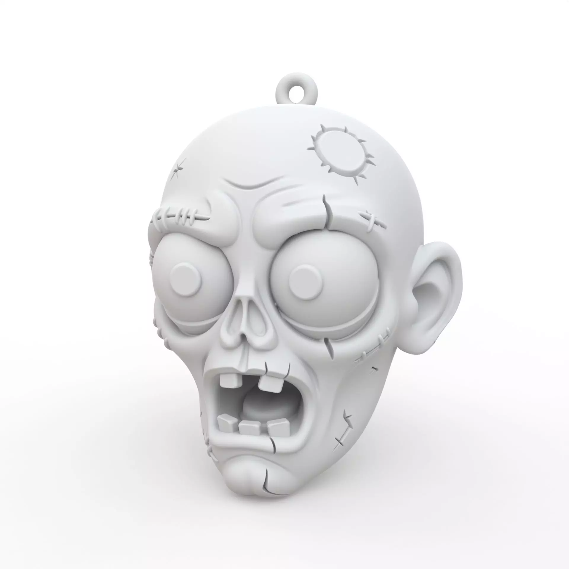 Zombie Keychain 3D Print Model 3D print model_5