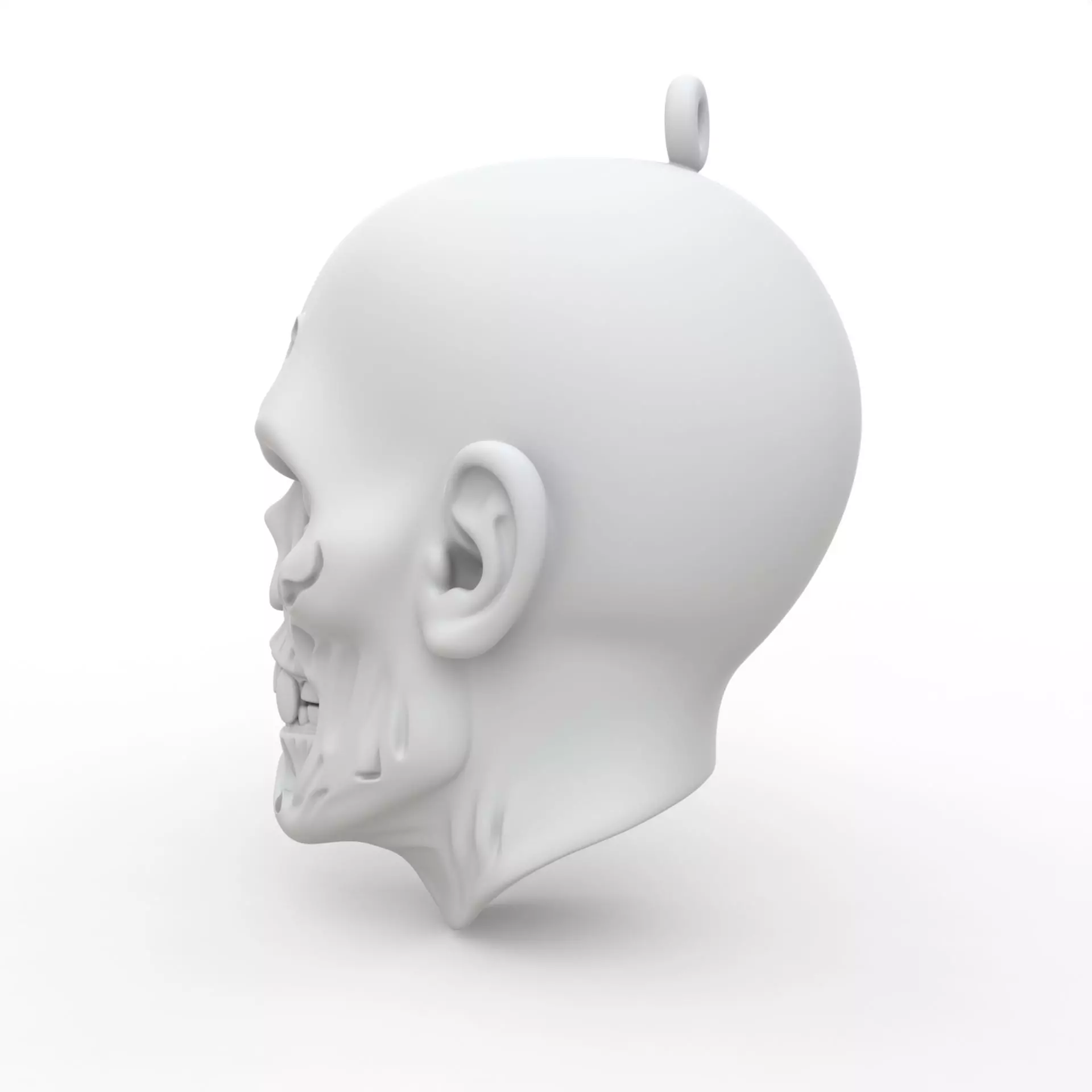 Zombie Keychain 3D Print Model 3D print model_2