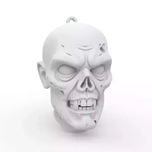 Zombie Keychain 3D Print Model