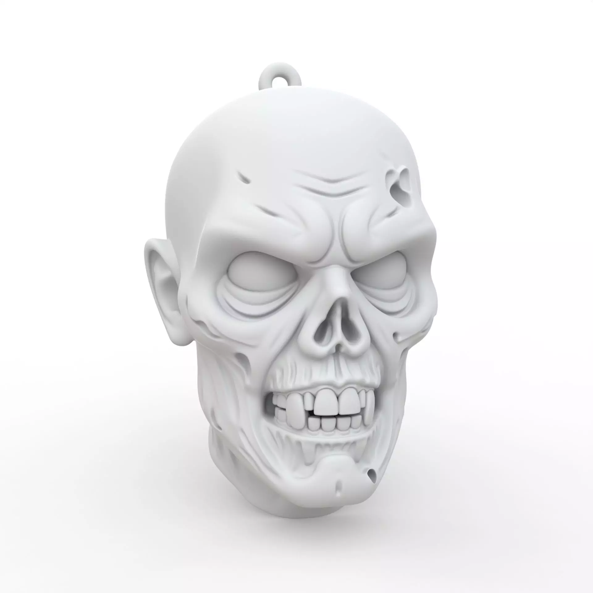 Zombie Keychain 3D Print Model 3D print model_0