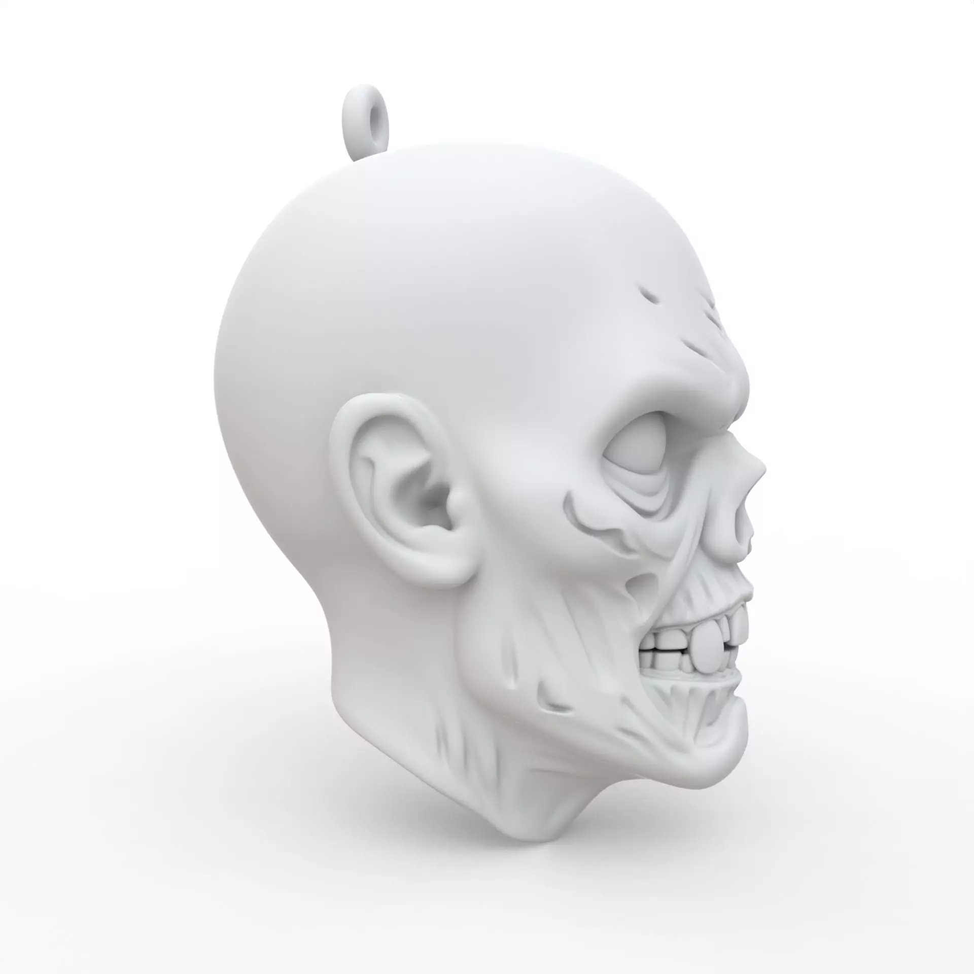 Zombie Keychain 3D Print Model 3D print model_5