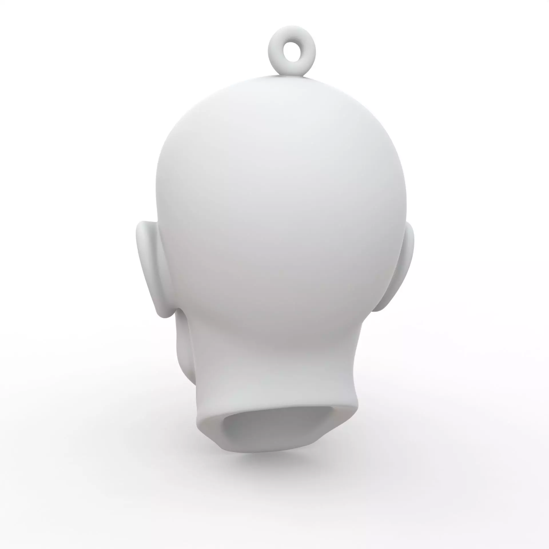 Zombie Keychain 3D Print Model 3D print model_3