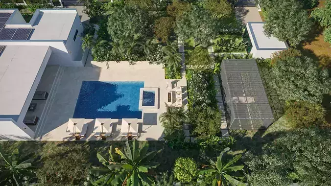 Tropical Exterior Scene Bahamas 3D model 4