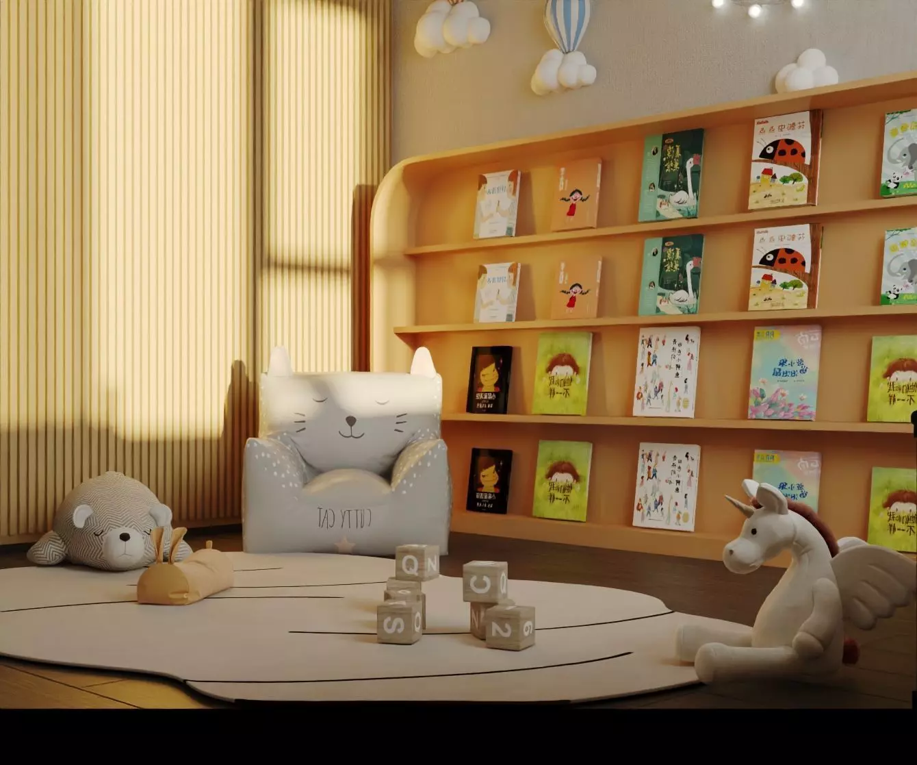 children s room 3D model_3