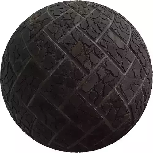 Lava Stone Flag Paver PBR Texture