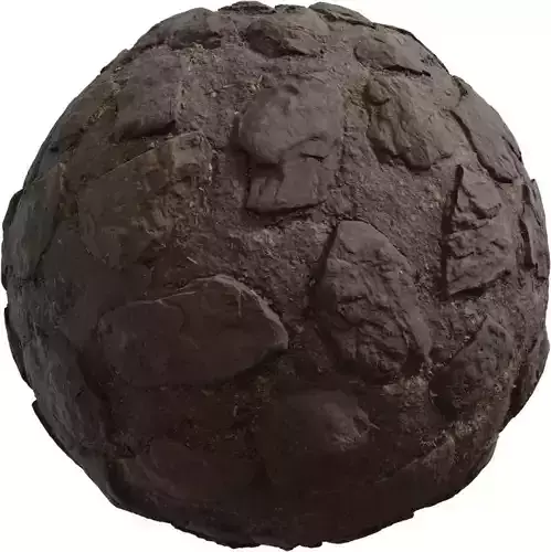 Mudbound Fieldstone Path PBR Texture 