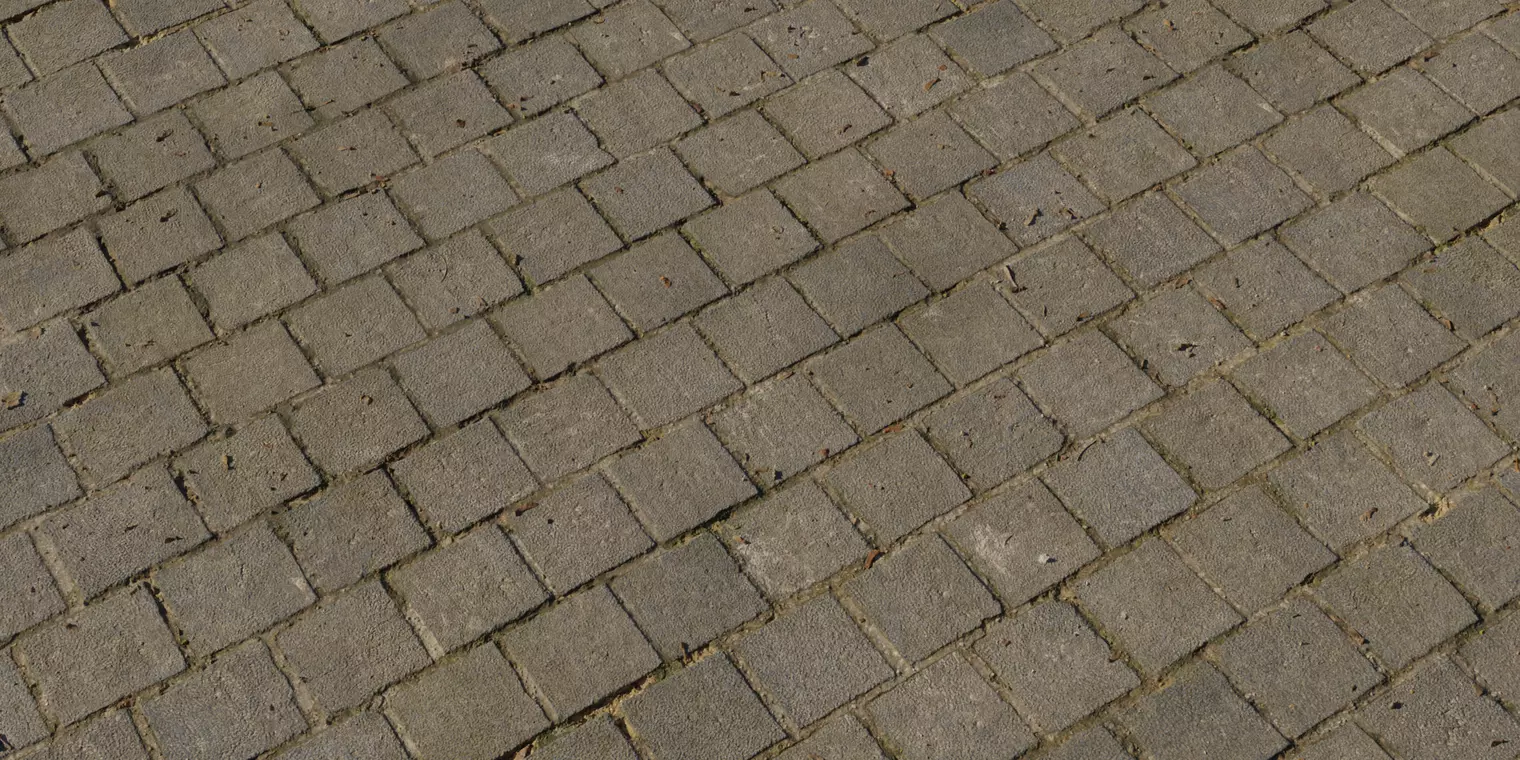 Square Granite Pavers PBR Texture Texture_1