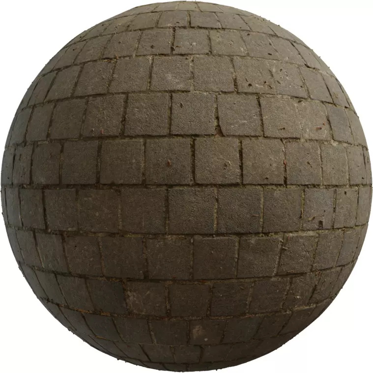 Square Granite Pavers PBR Texture Texture_0