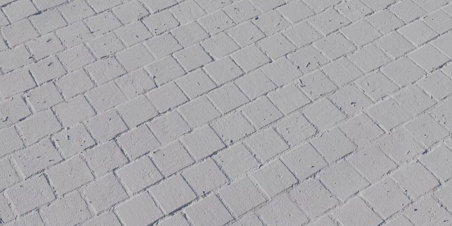 Square Granite Pavers PBR Texture Texture_2