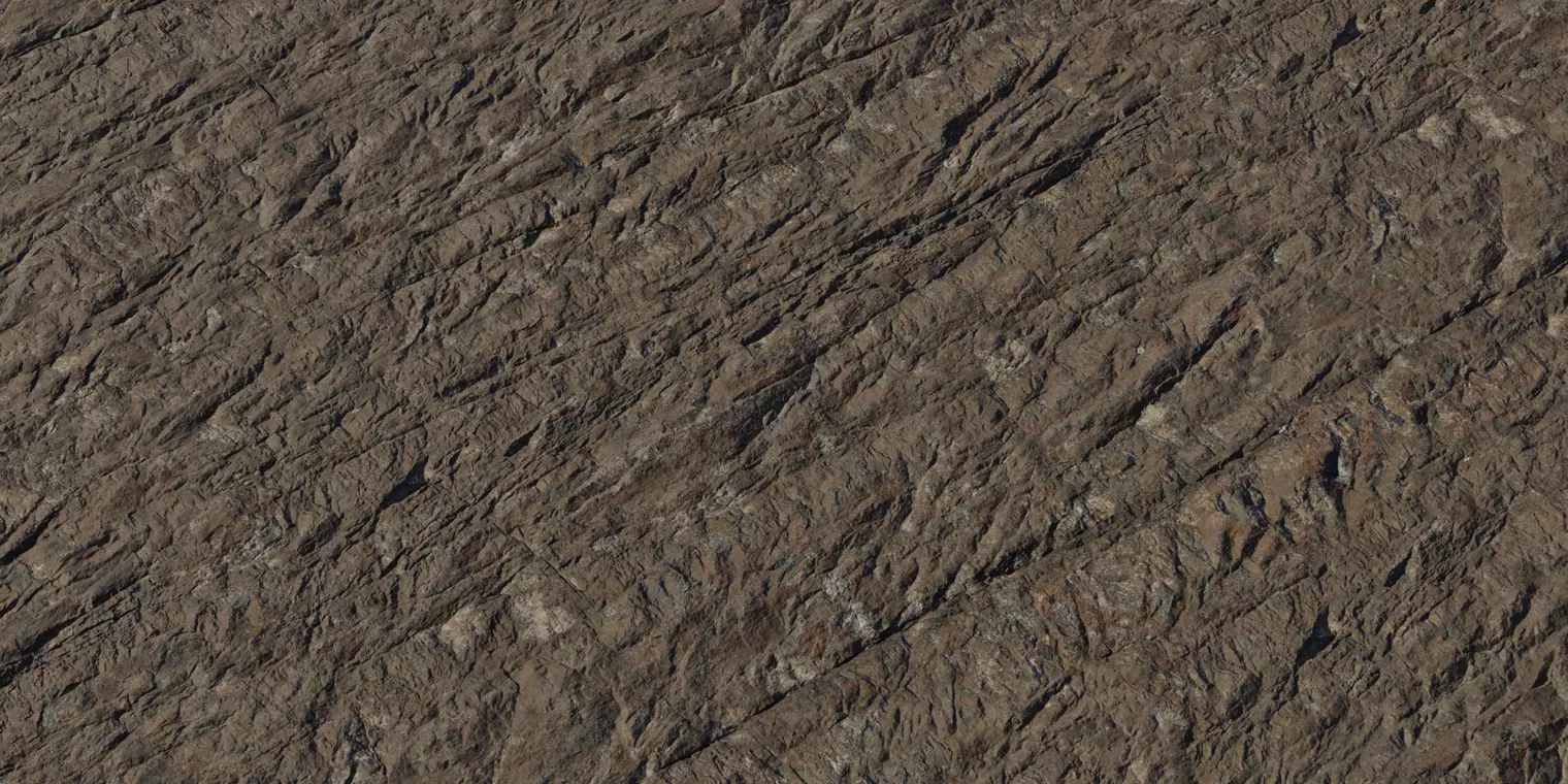 Striated Cliff Rock PBR Texture Texture_1