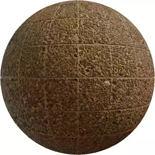 Exposed Aggregate Concrete PBR Texture 