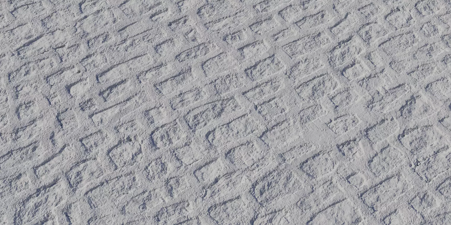 Mossy Cobblestone Path PBR Texture Texture_2