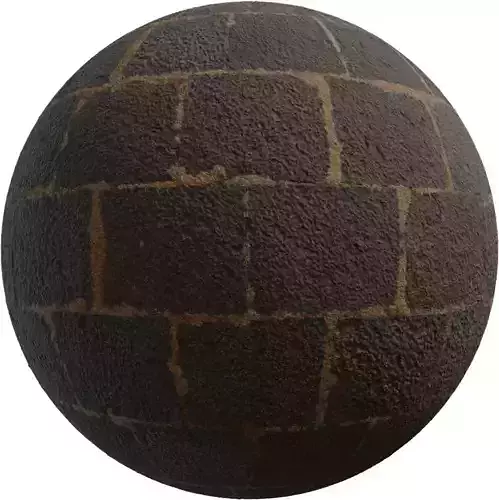 Basalt Cobblestone Street PBR Texture