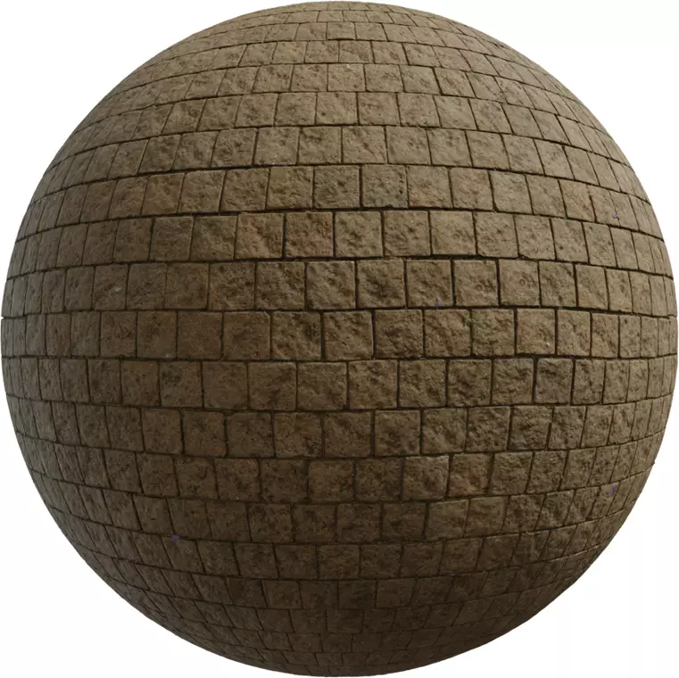 Hand-Cut Sandstone Pavers PBR Texture Texture_0