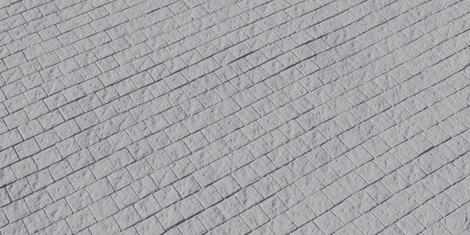 Hand-Cut Sandstone Pavers PBR Texture Texture_2