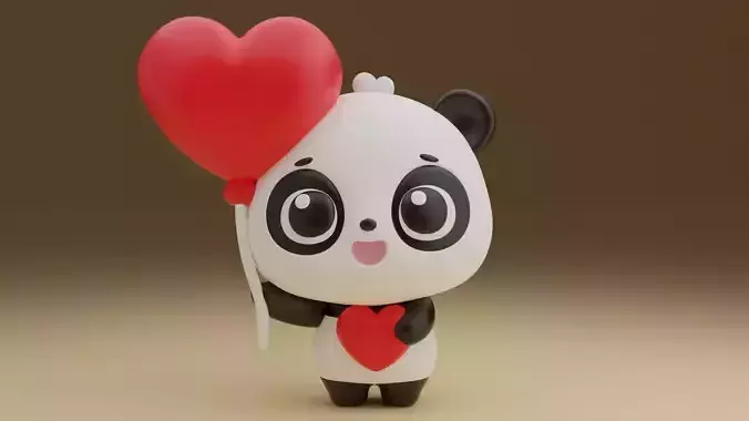 Valentine panda14