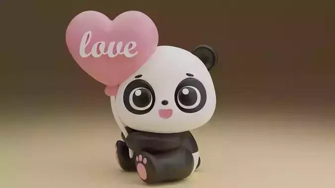 Valentine panda 18