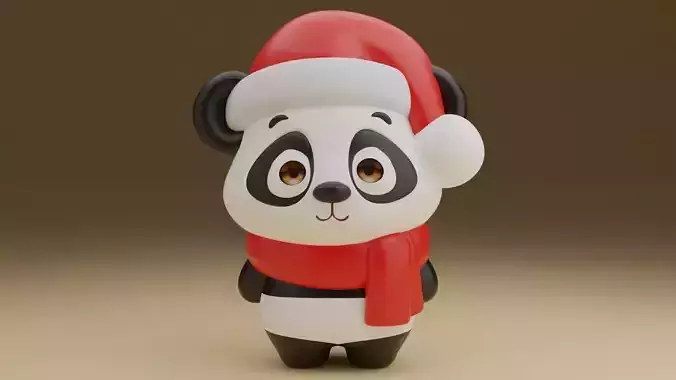 Christmas panda 07