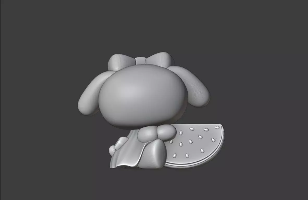 Summer sanrio my melody 11 3D print model_5