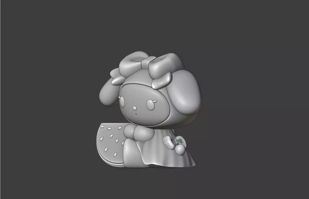 Summer sanrio my melody 11 3D print model_8
