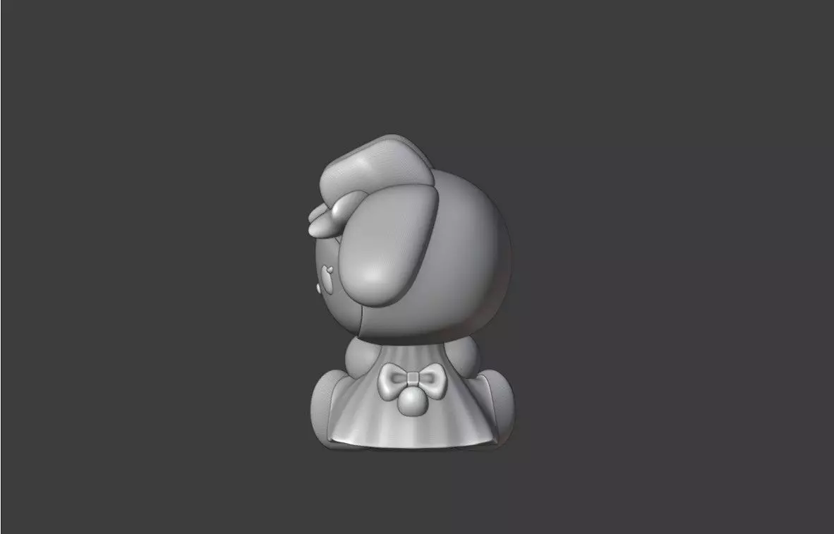 Summer sanrio my melody 11 3D print model_7