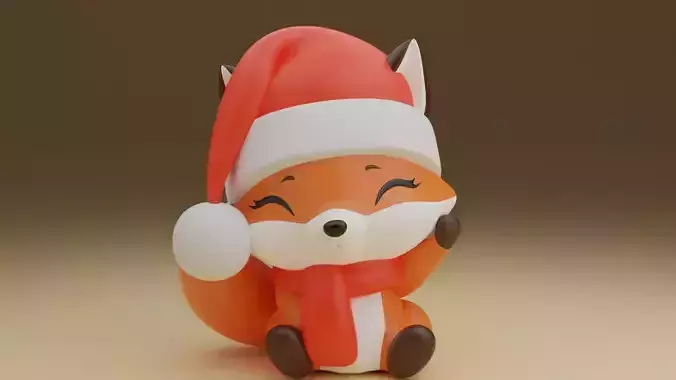 Christmas fox 03