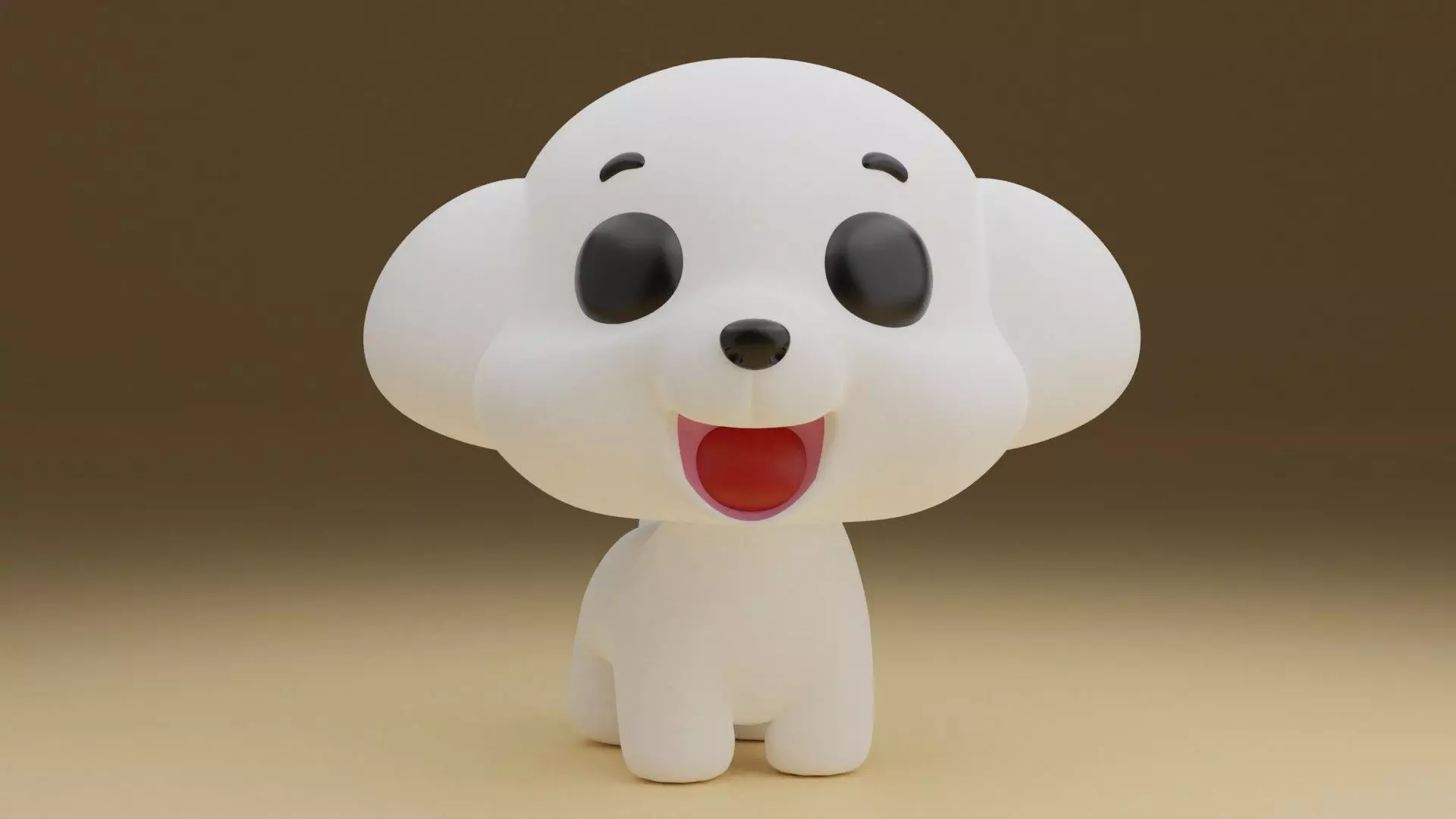 dog 08 3D print model_0