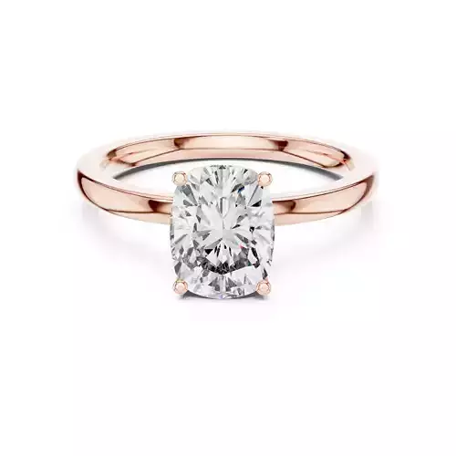 Radiant Diamond Solitaire Ring