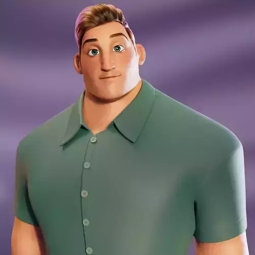 stylized character James