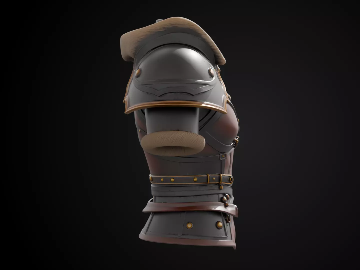 Stylized Viking Armor - Viking Raider 3D print model_3