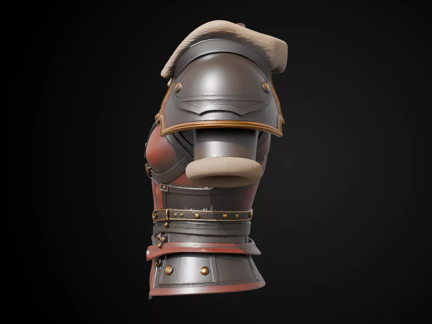 Stylized Viking Armor - Viking Raider 3D print model_9