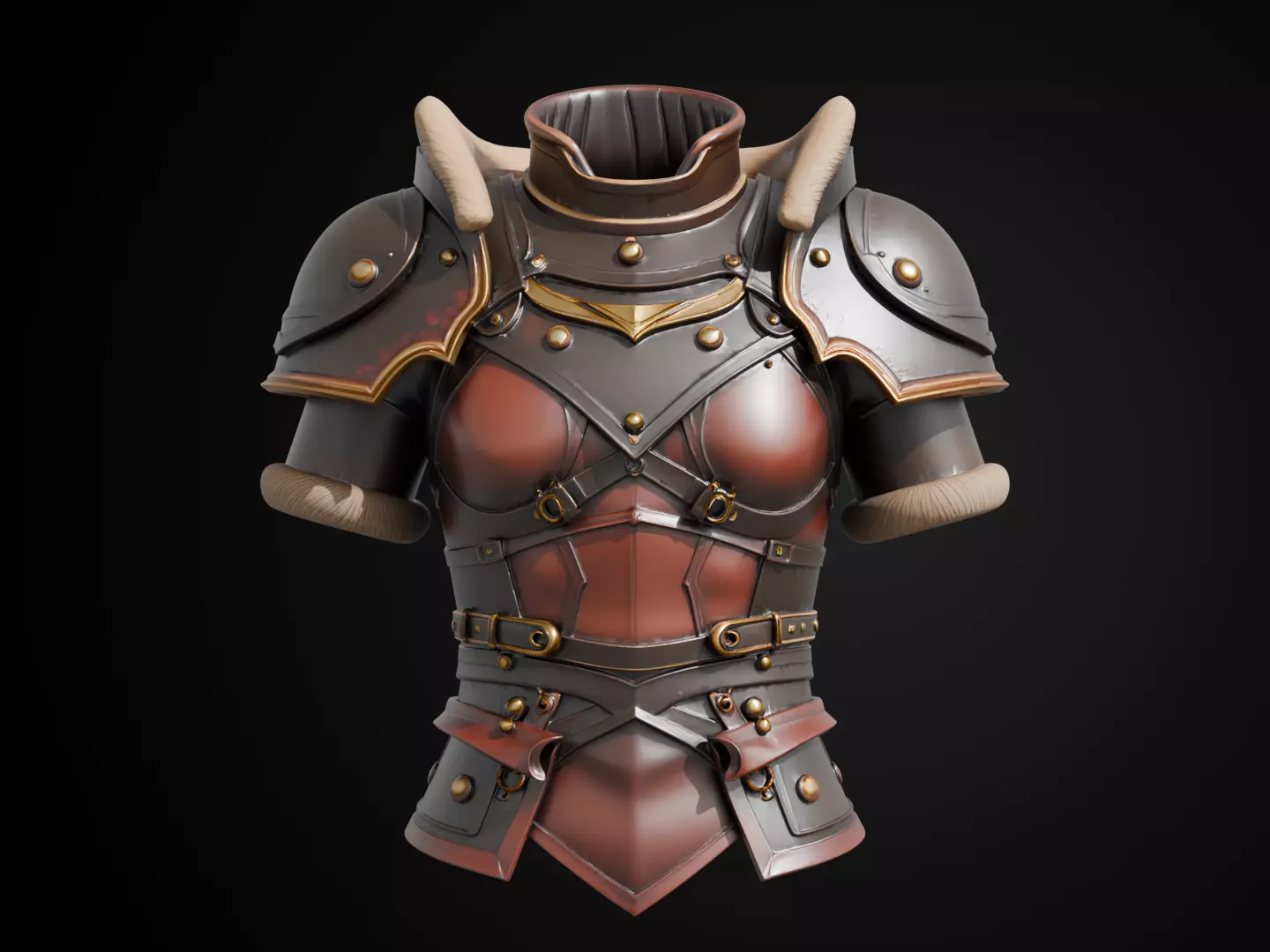 Stylized Viking Armor - Viking Raider 3D print model_12