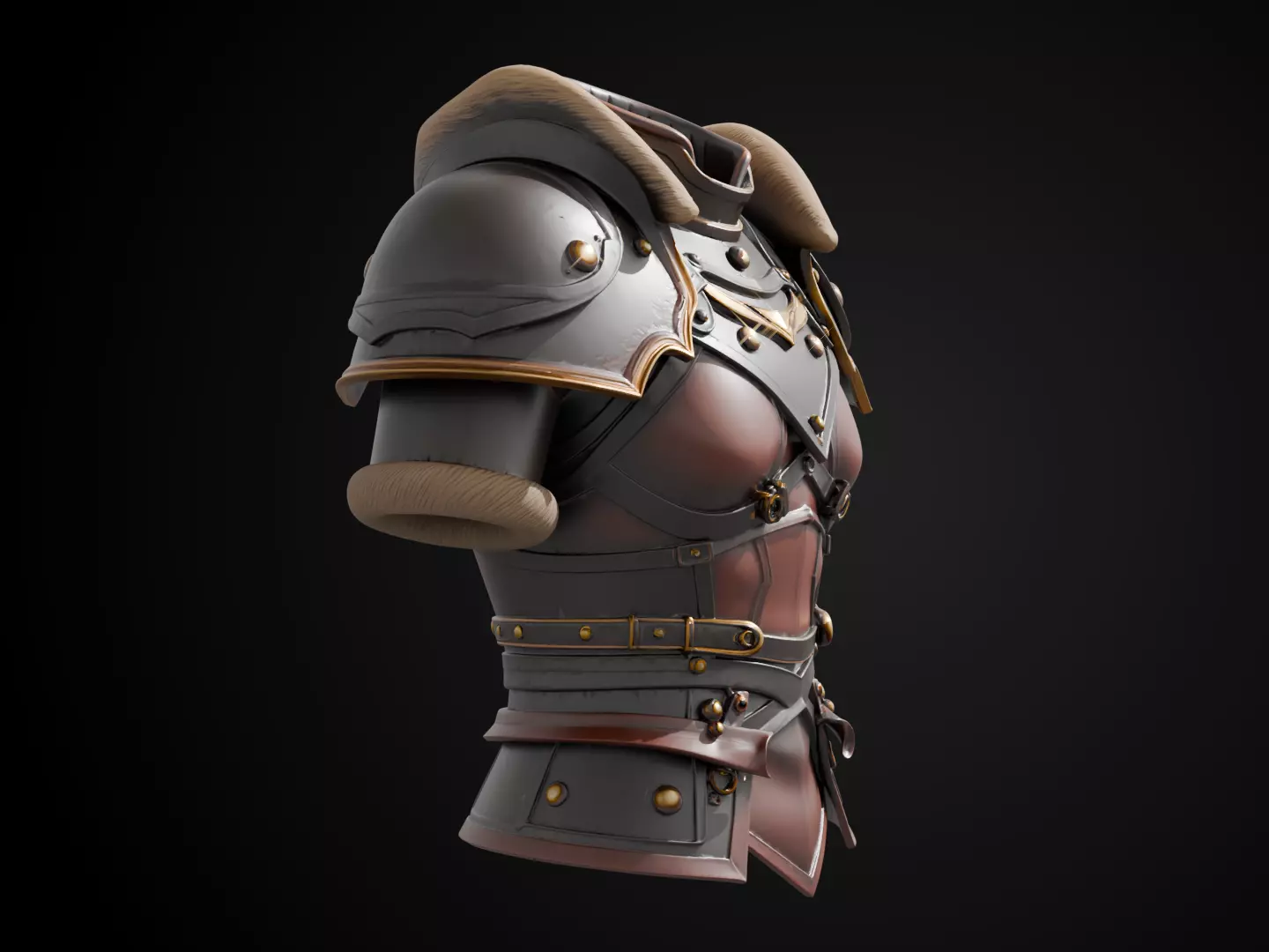 Stylized Viking Armor - Viking Raider 3D print model_2