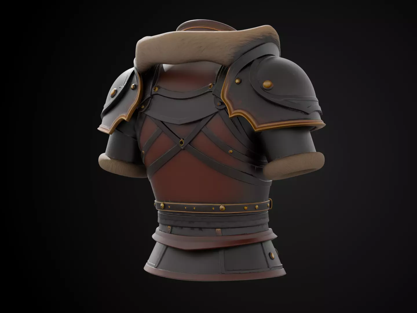 Stylized Viking Armor - Viking Raider 3D print model_5