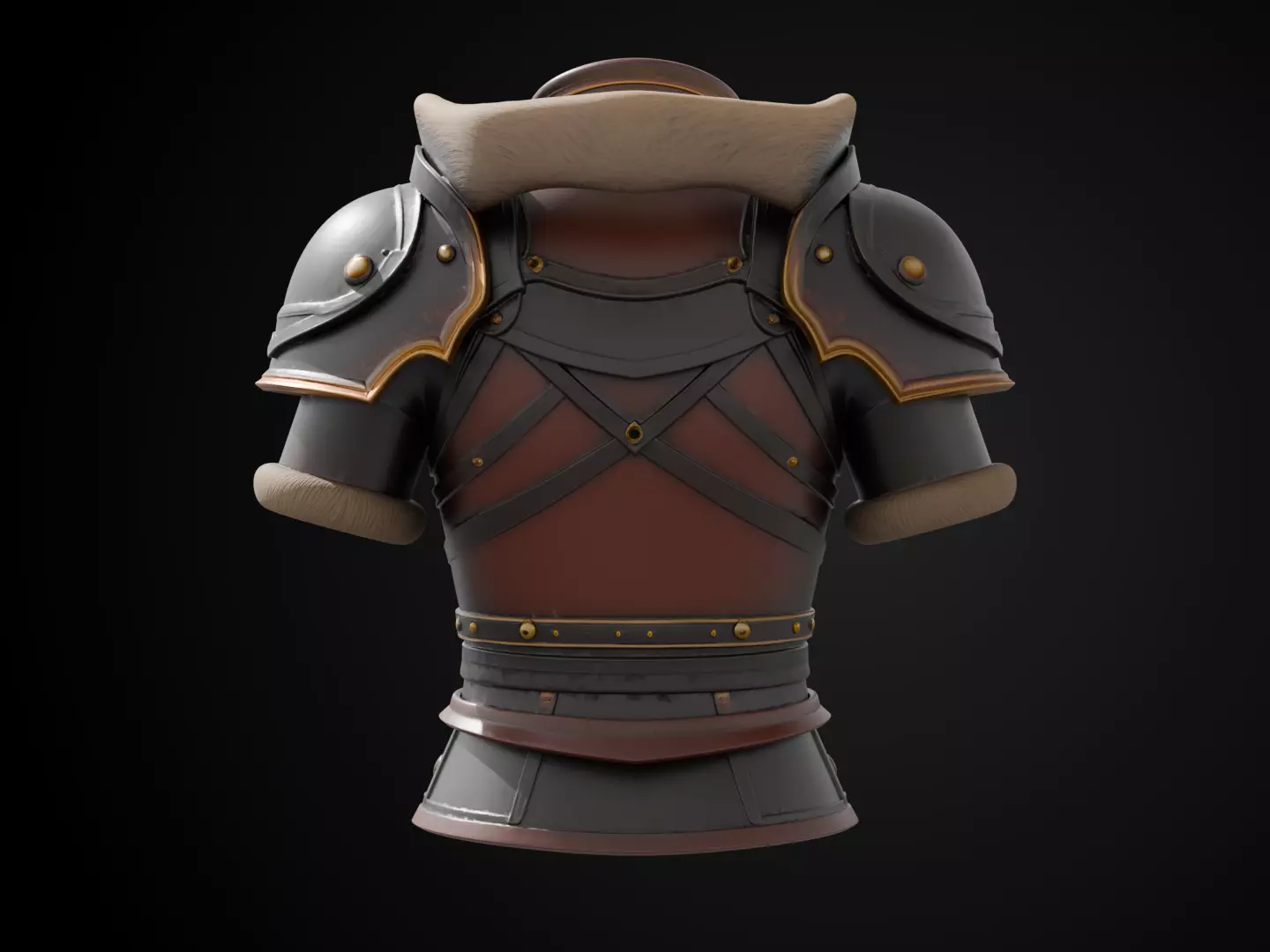 Stylized Viking Armor - Viking Raider 3D print model_6