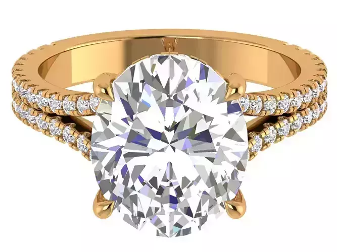 Oval Engagement Ring