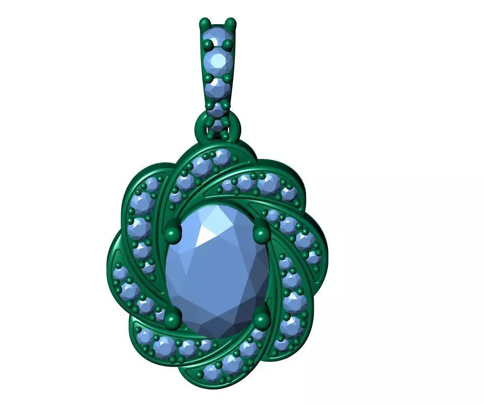 Antiq Pendnat 3D print model_5