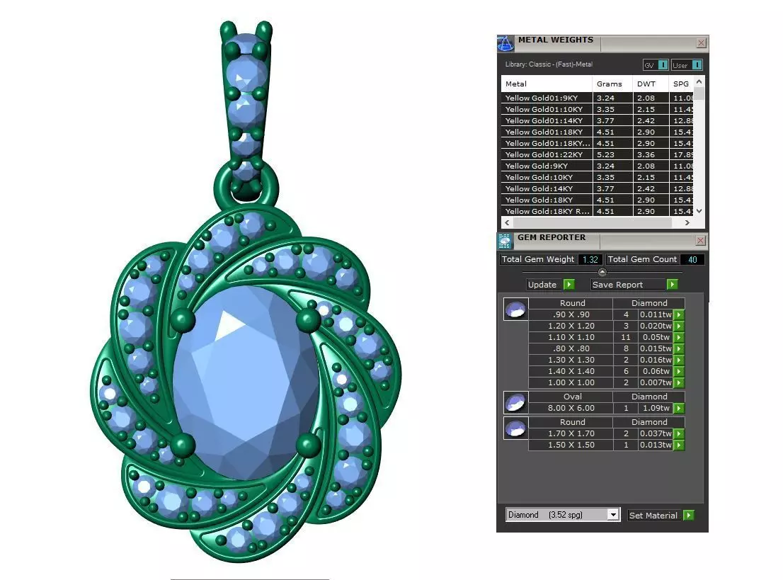 Antiq Pendnat 3D print model_12